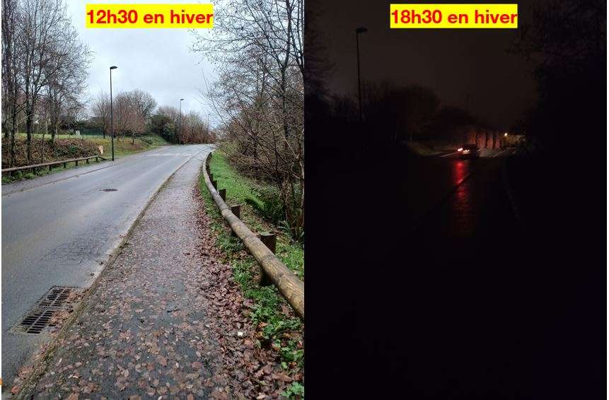 Passage piéton non protégé